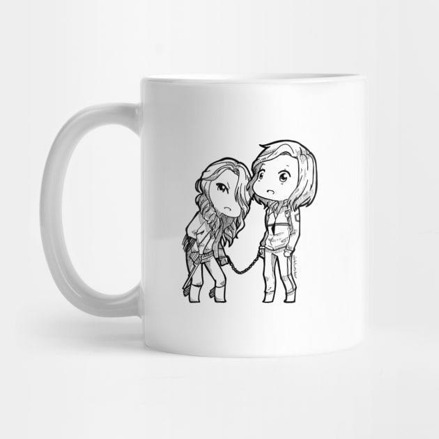 Wynhaught + Cuffs Chibi by riozaki21